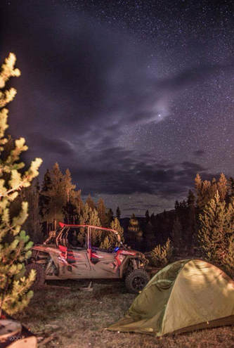 Denver ATV rental out camping